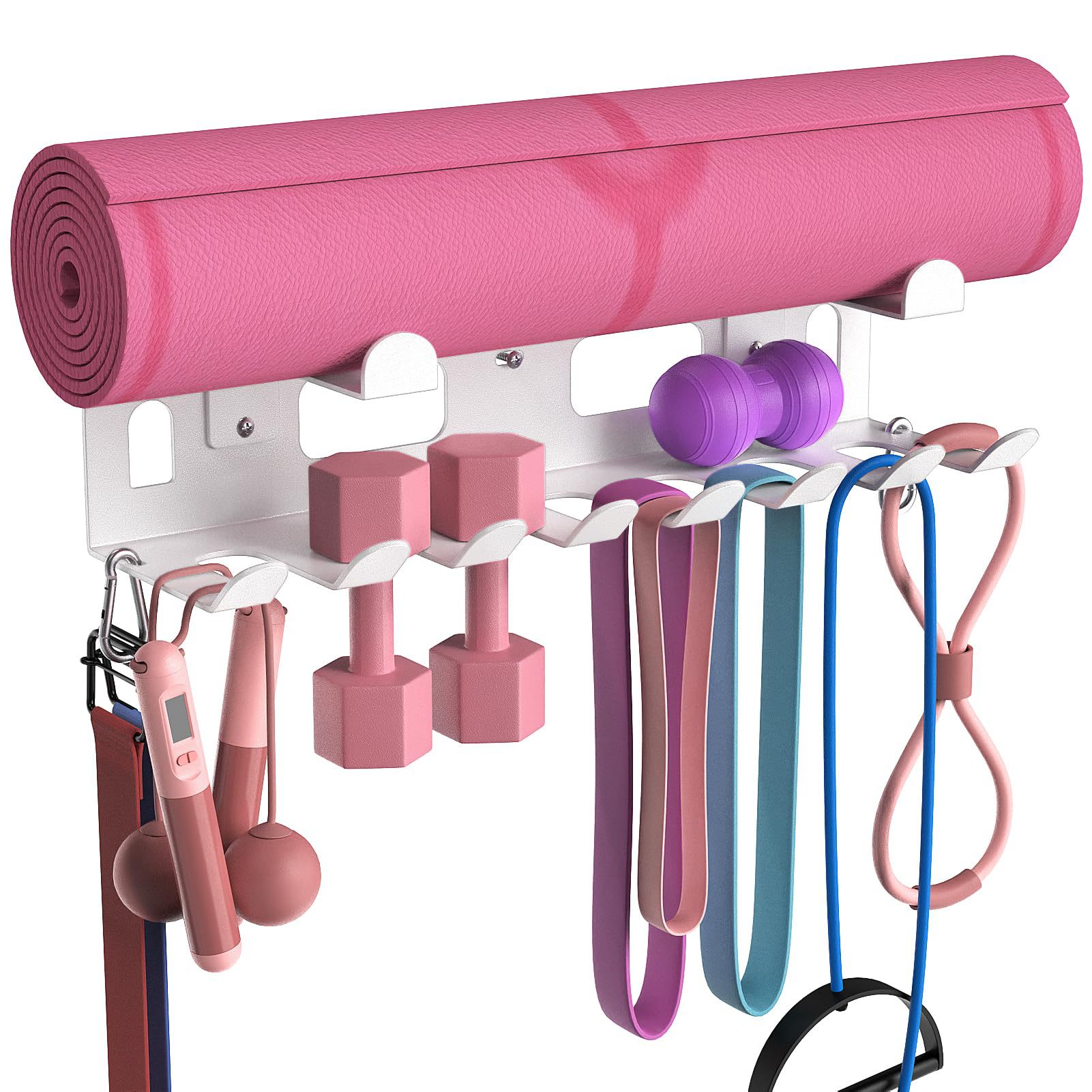 Leg Home Gym Workout - Multifunctionele wandbeugel voor fitnessaccessoires, zware houder,