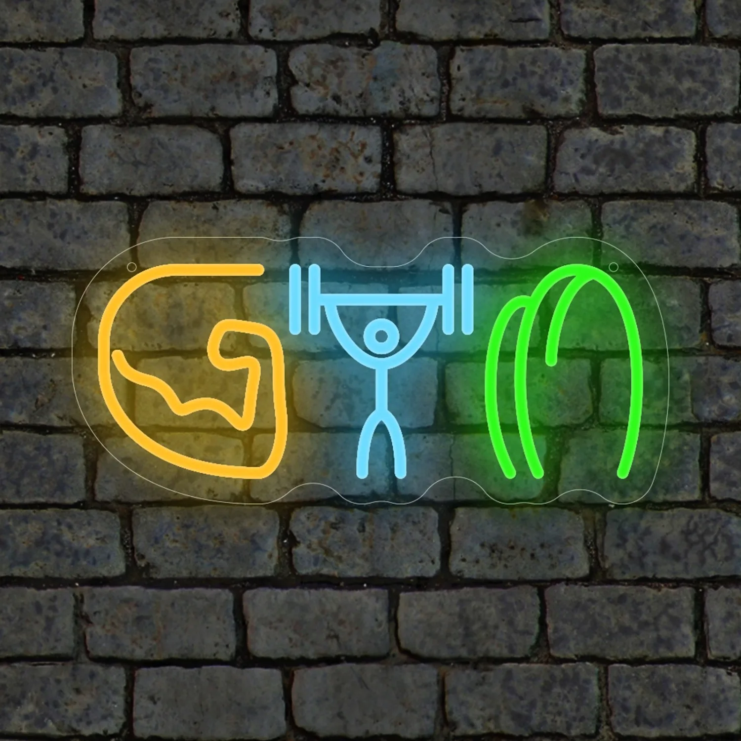 Gym Neonbord Gewichtheffen Spi - Home Gym Neon Sign recensie en prijs