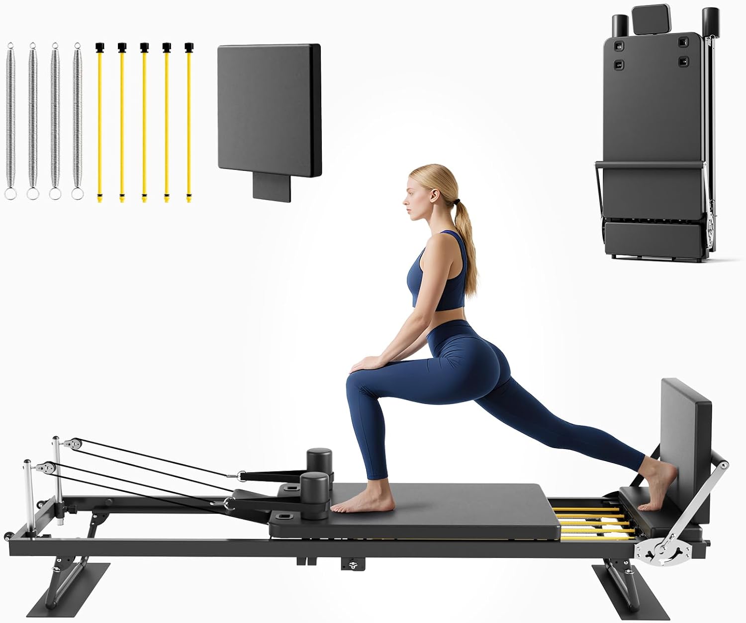 Opvouwbare Pilates Reformer Ma - Home Gym Equipment Set recensie en prijs